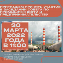 Совет по промышленности и предпринимательству при главе муниципального образования г. Новороссийск