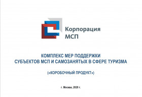 Комплекс мер поддержки субъектов МСП и самозанятых в сфере туризма