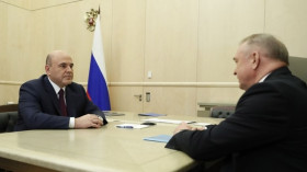 Михаил Мишустин поблагодарил Сергея Катырина за совместную работу во время пандемии.