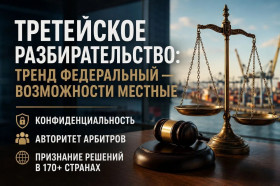 Третейское разбирательство: тренд федеральный — возможности местные