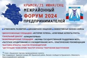 Межрайонный форум предпринимателей в Крымске
